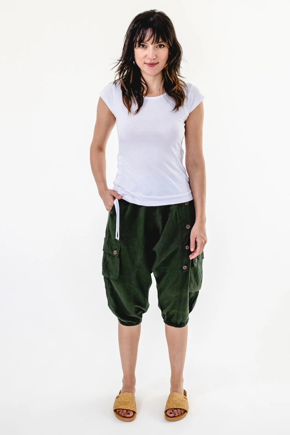Short Drop Crotch Pants - Image 25