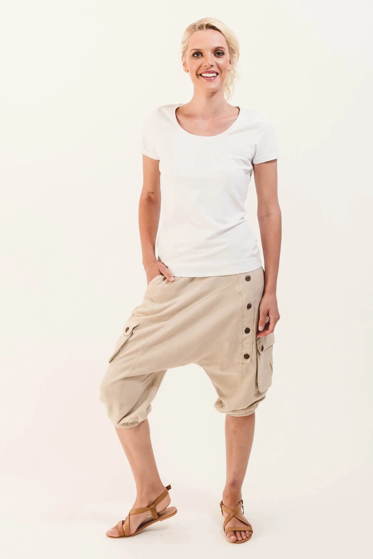 Short Drop Crotch Pants - Image 27