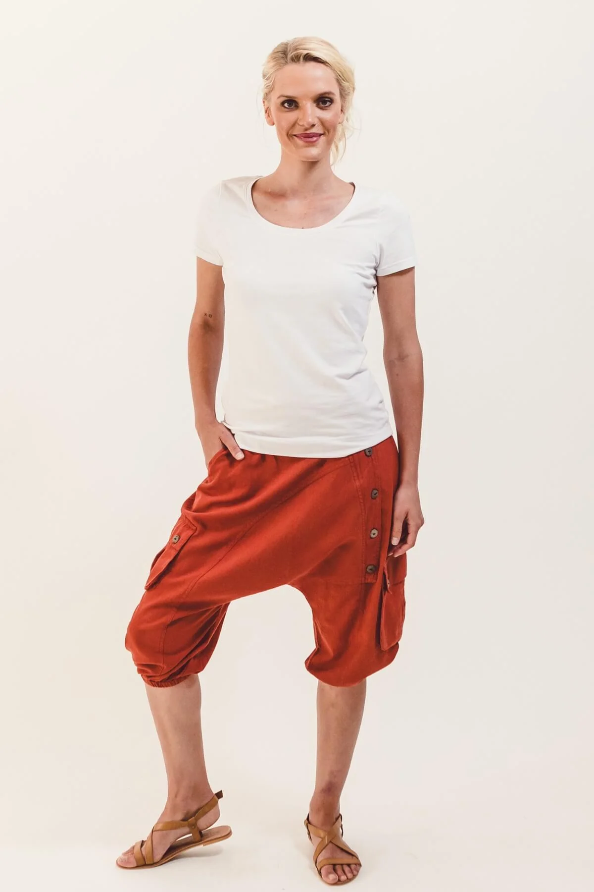 Short Drop Crotch Pants - Image 3