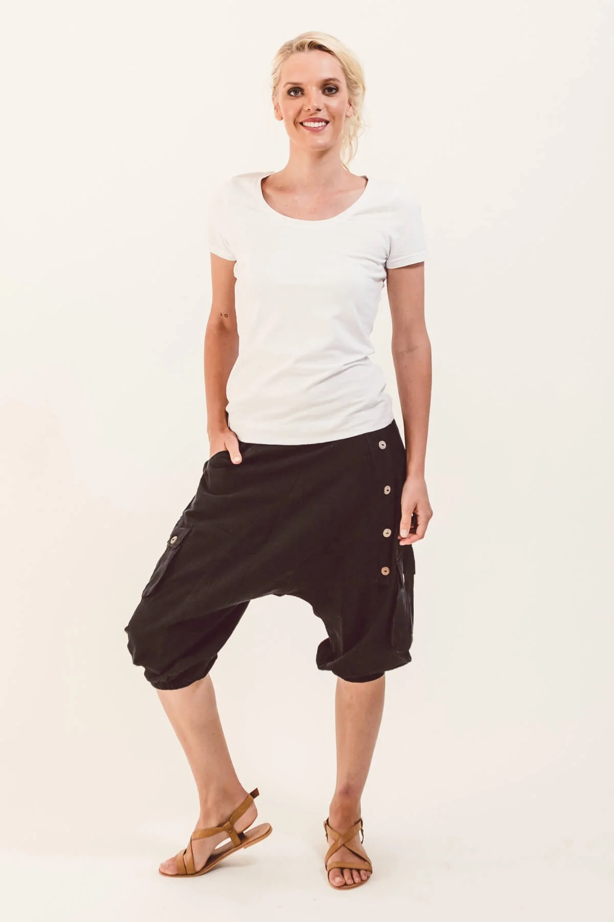 Short Drop Crotch Pants - Image 32