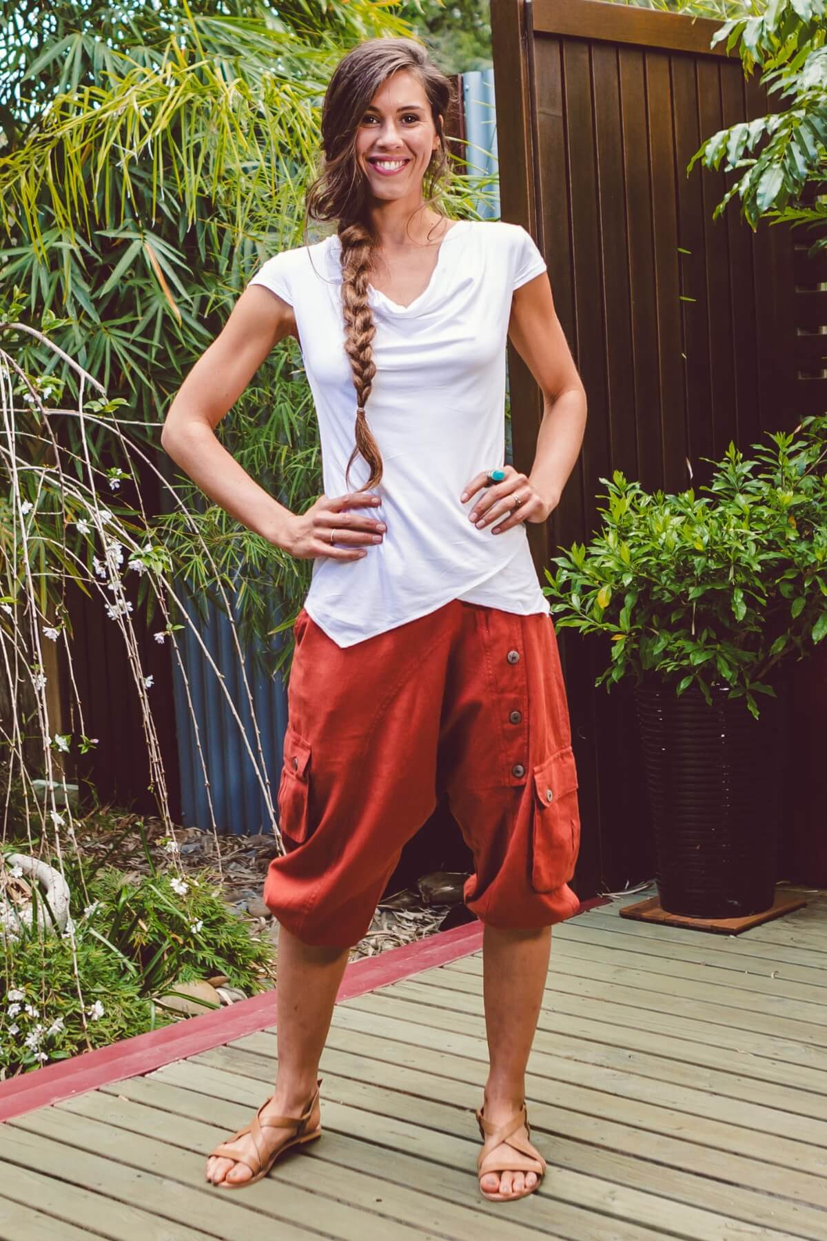 Short Drop Crotch Pants - Image 4
