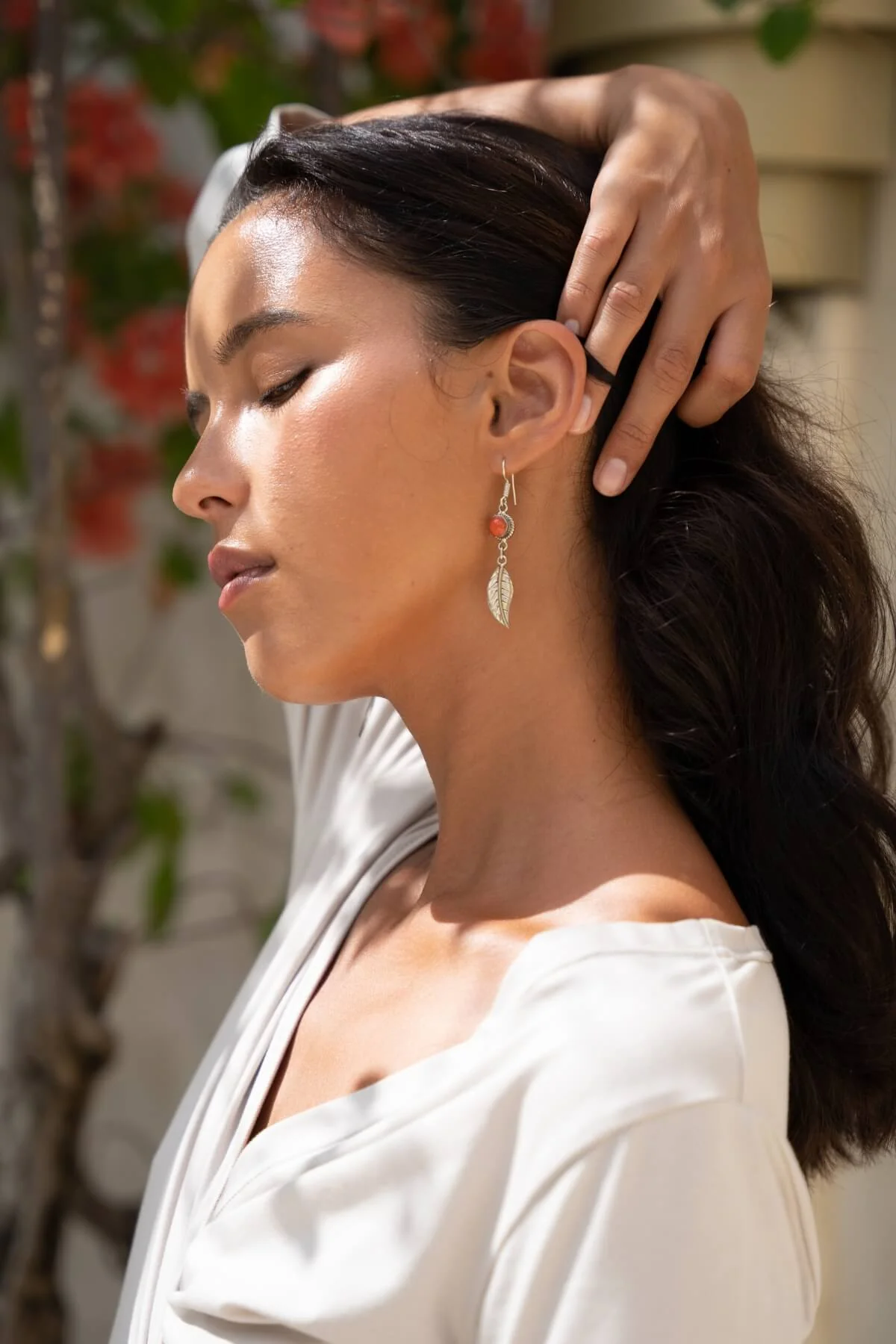 Tibetan Earrings - Anvi - Image 2