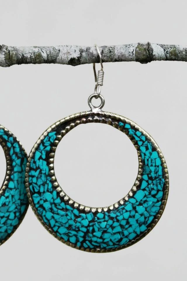 Tibetan Earrings - Paril - Image 3