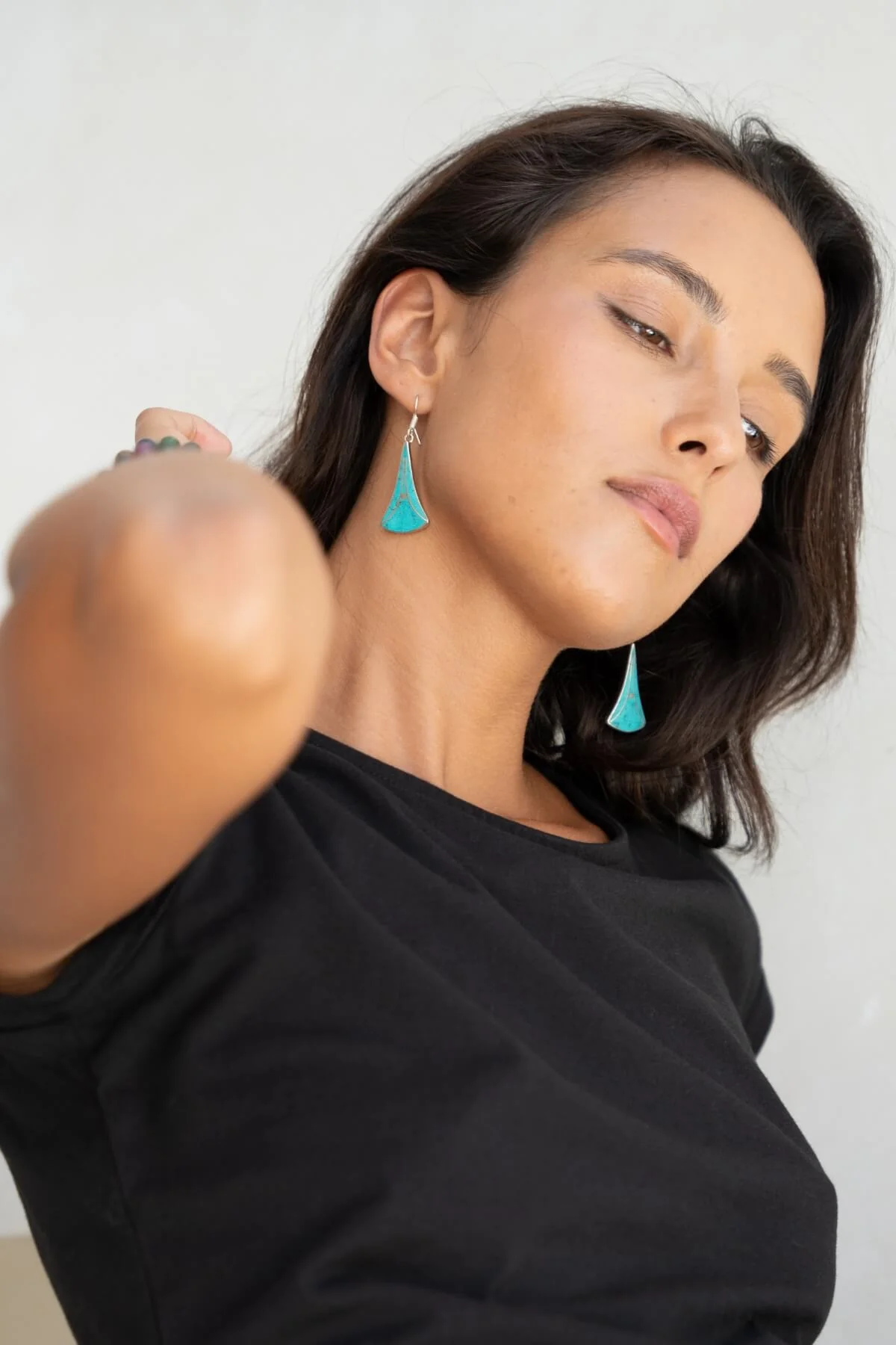 Tibetan Earrings - Riya - Image 2