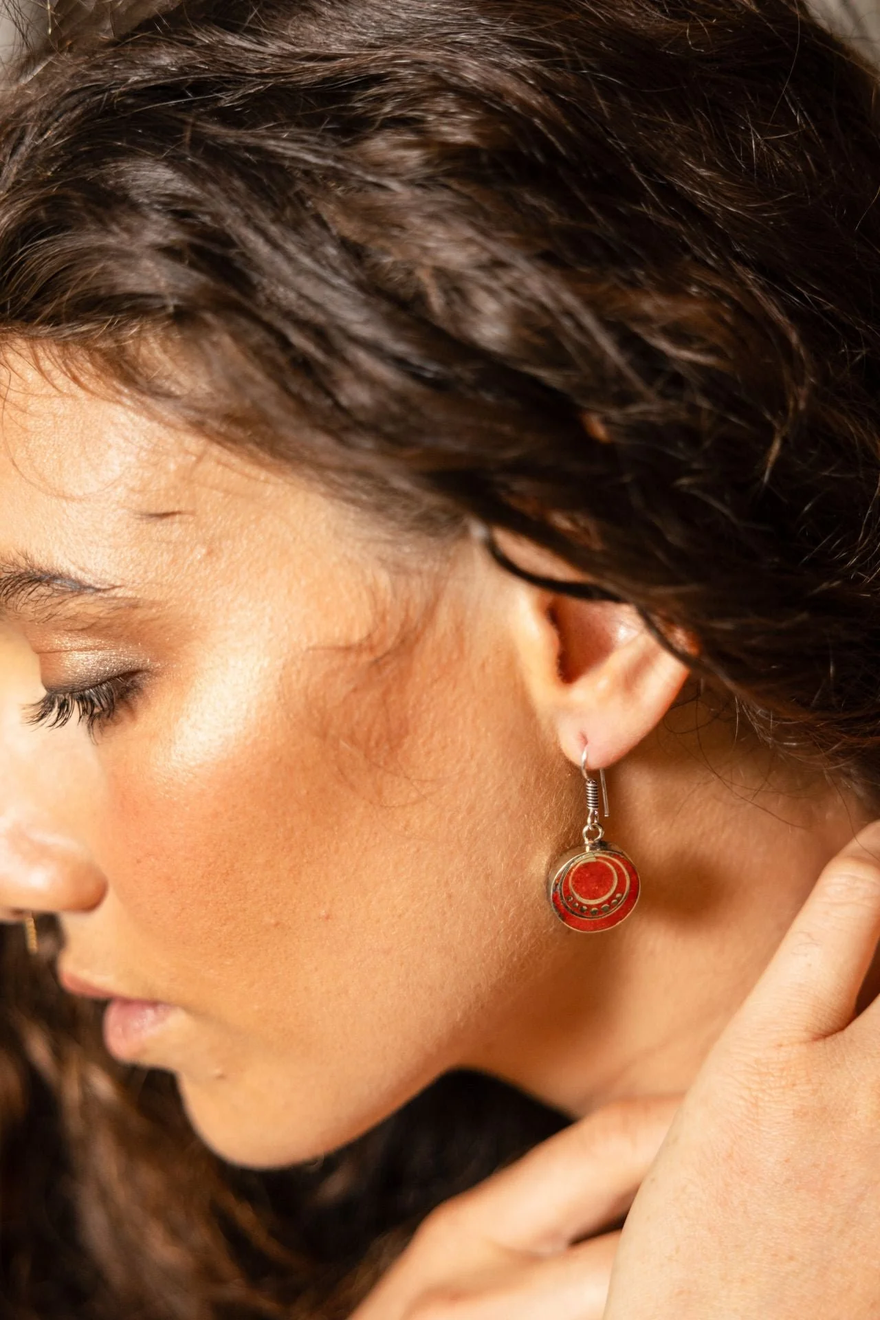 Tibetan Earrings - Uma - Image 2