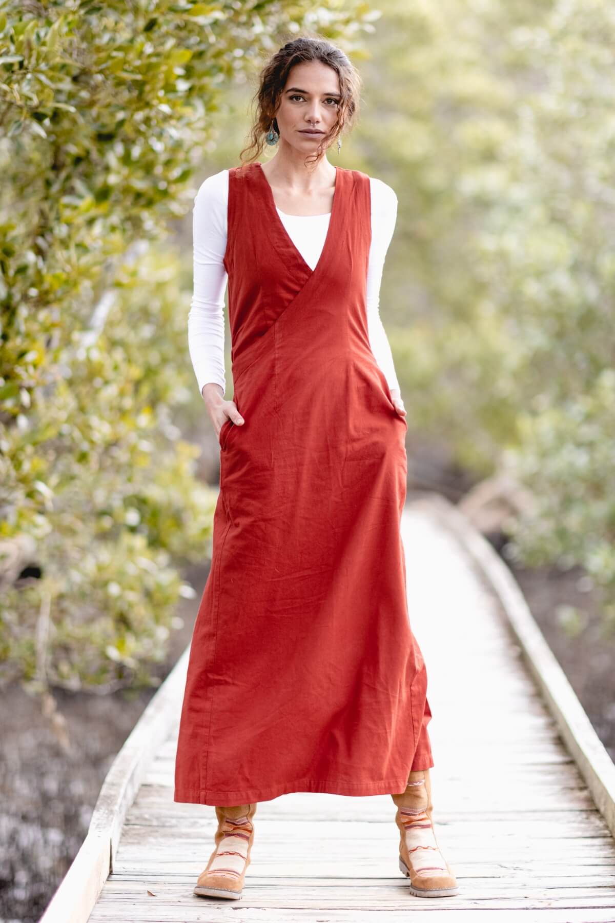 Tibetan Wrap Dress - Image 10