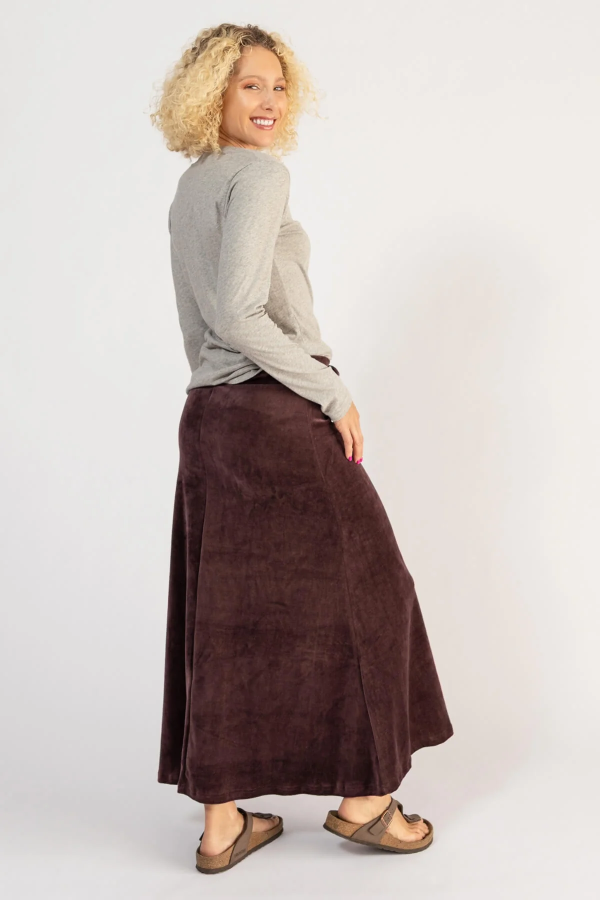 Velvet Maxi Skirt - Image 11