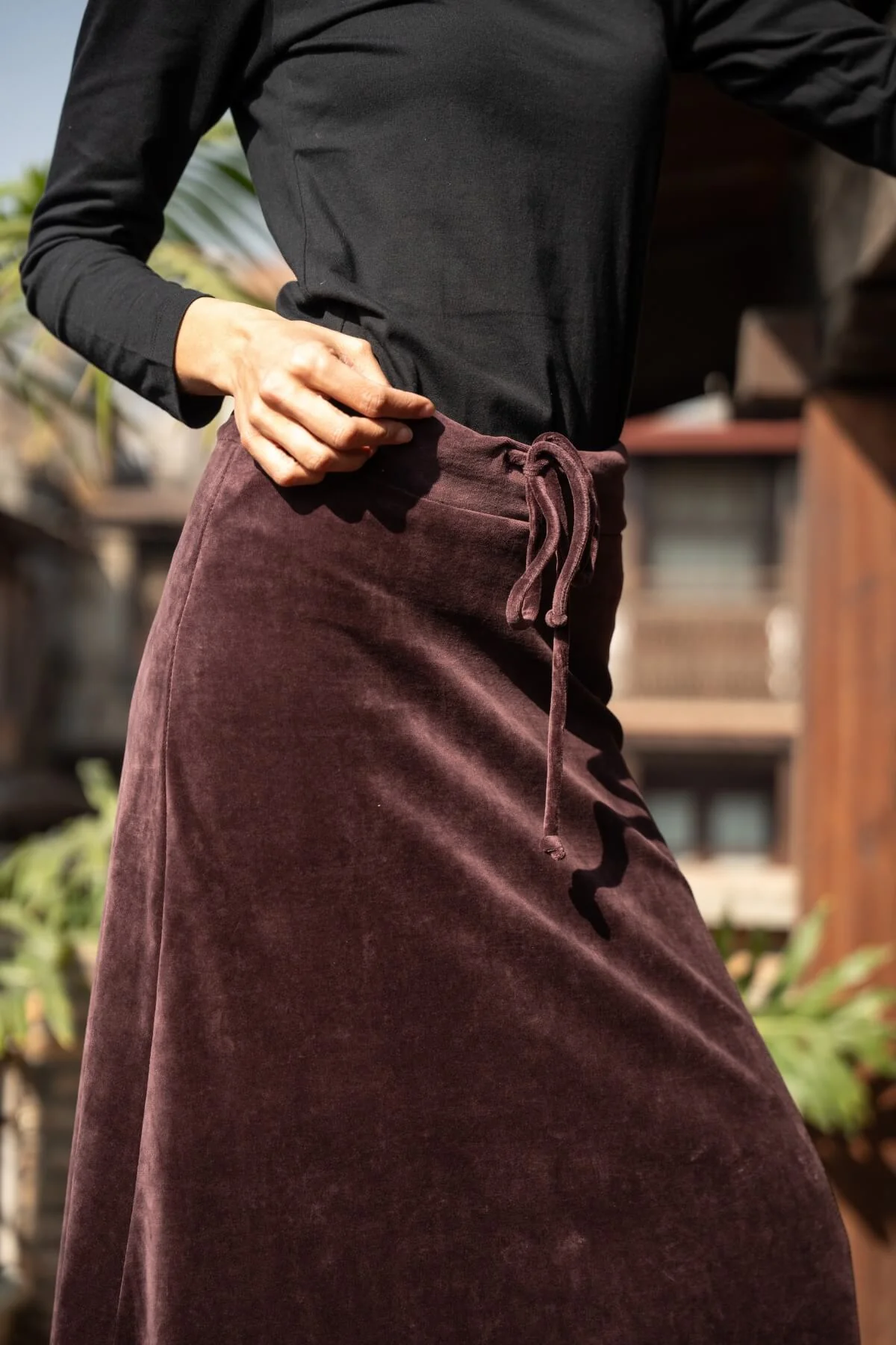 Velvet Maxi Skirt - Image 12
