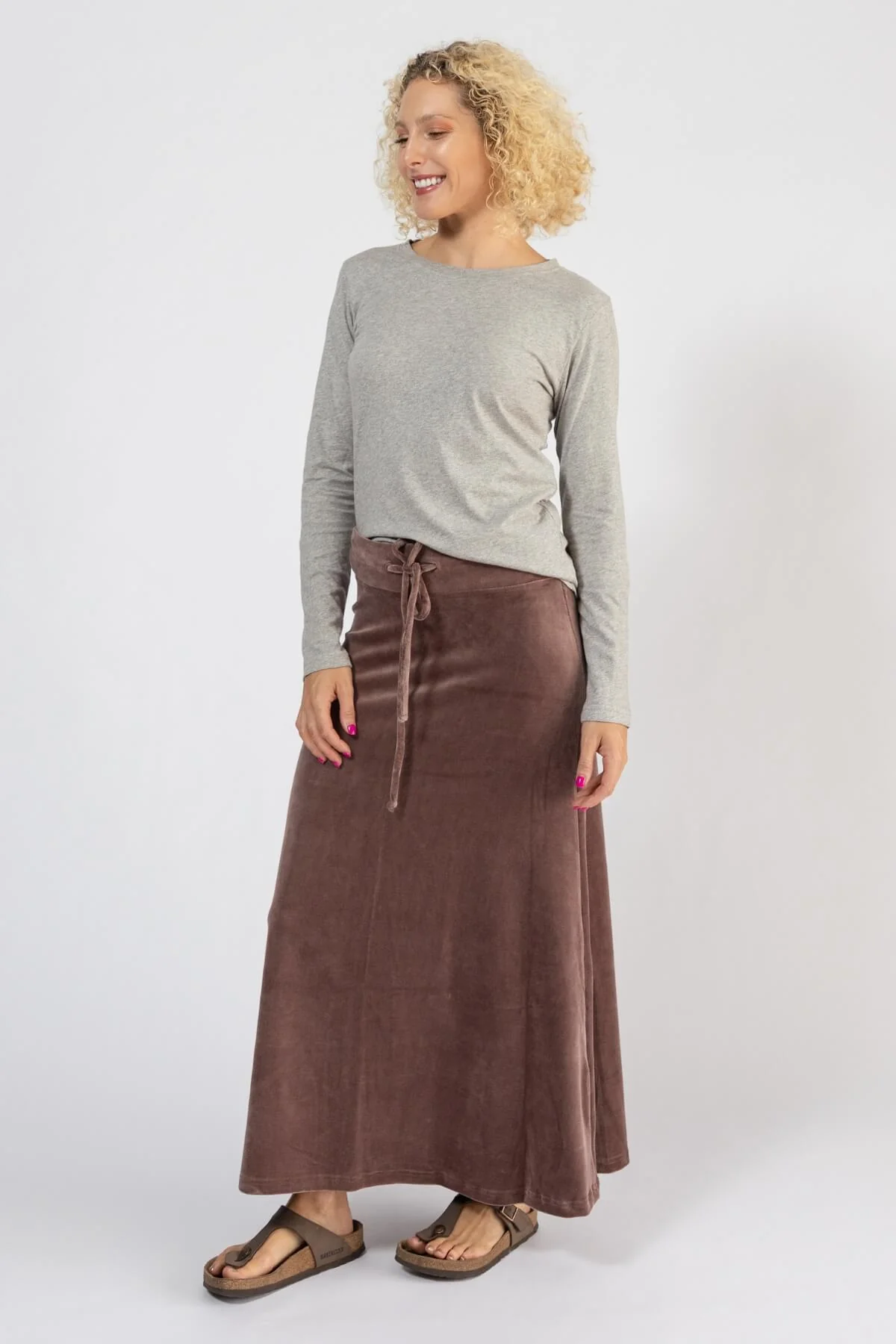 Velvet Maxi Skirt - Image 18