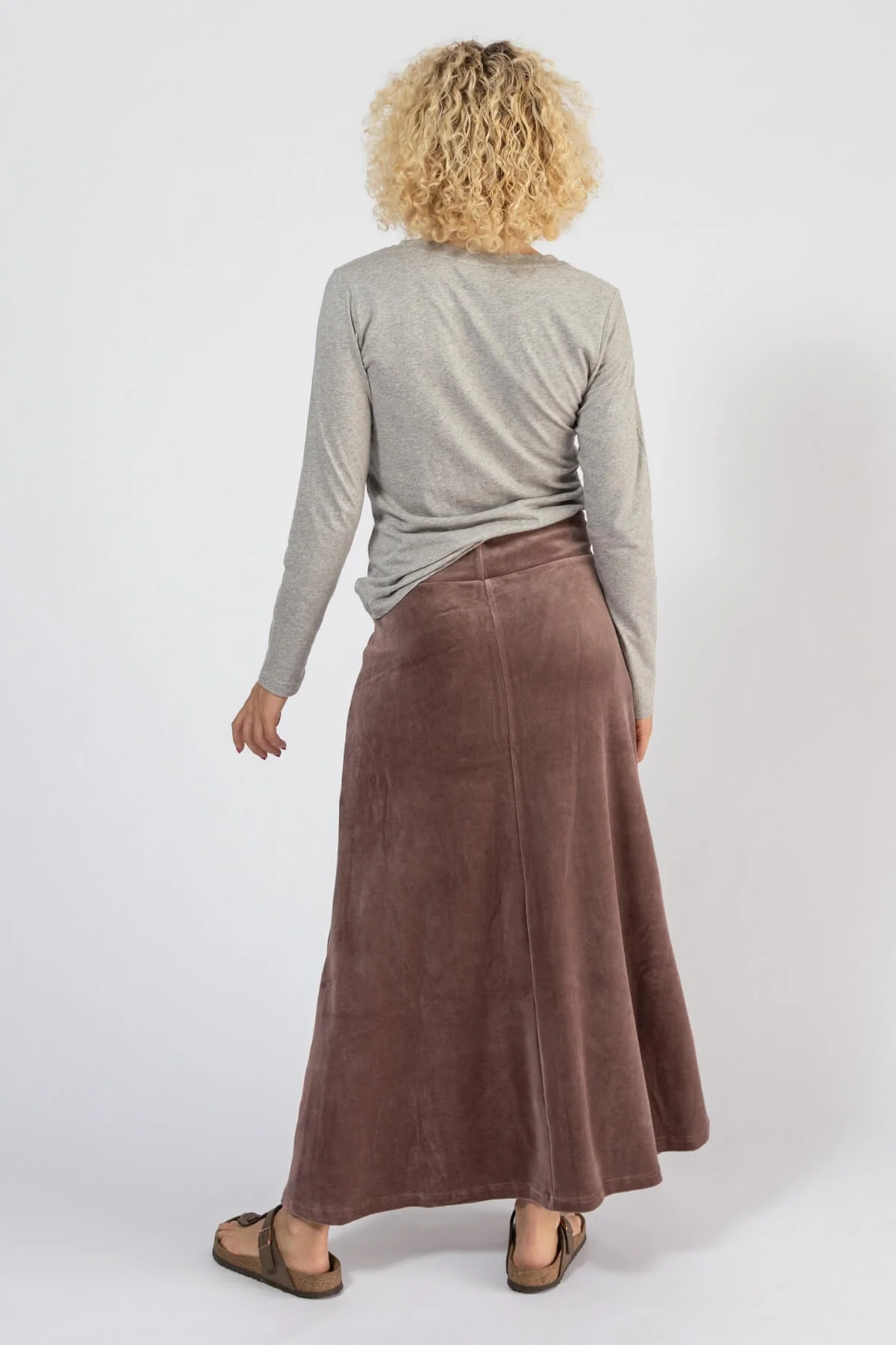 Velvet Maxi Skirt - Image 19